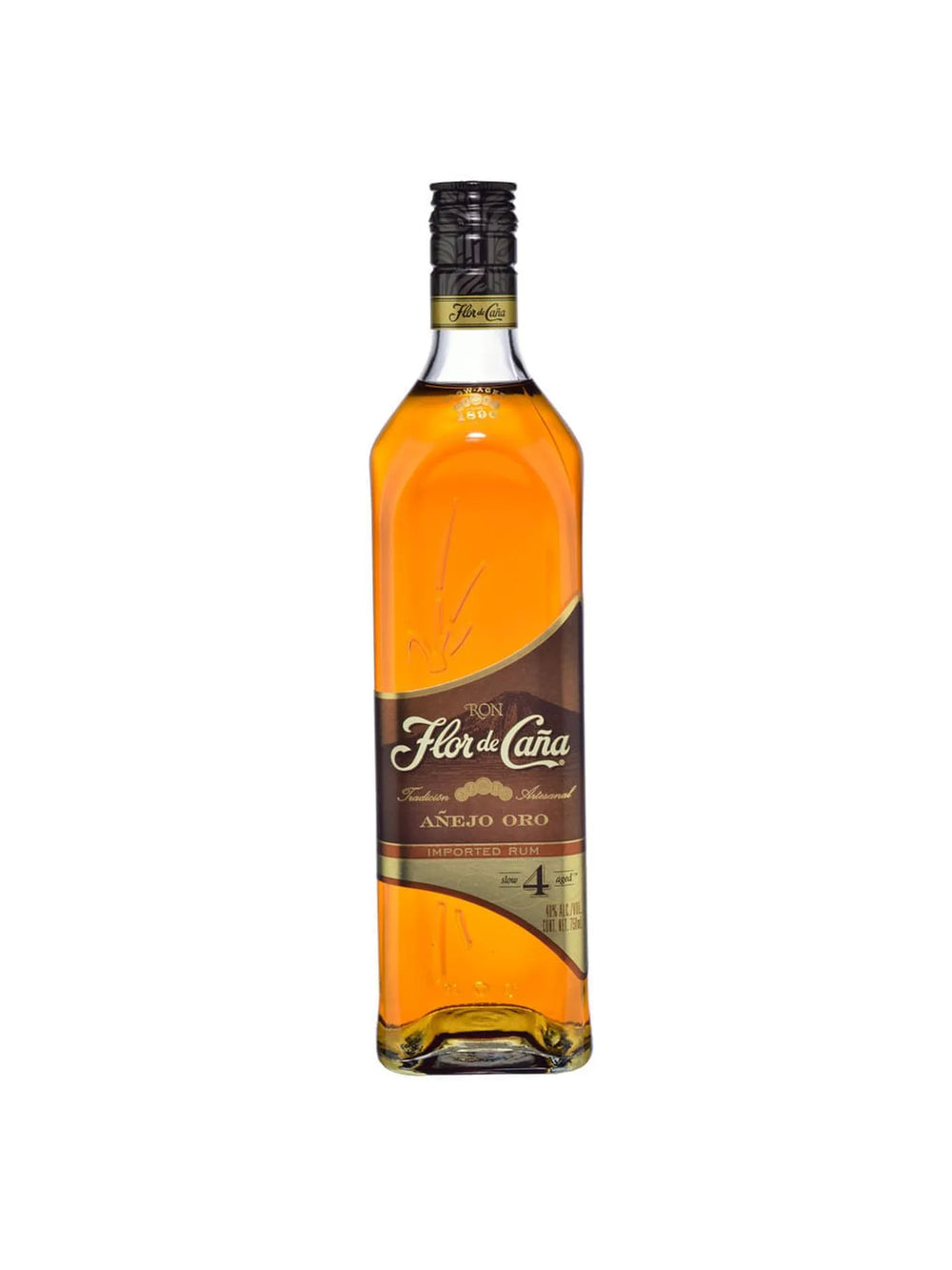 Ron Flor De Caña Gold 4 Años 750 ml