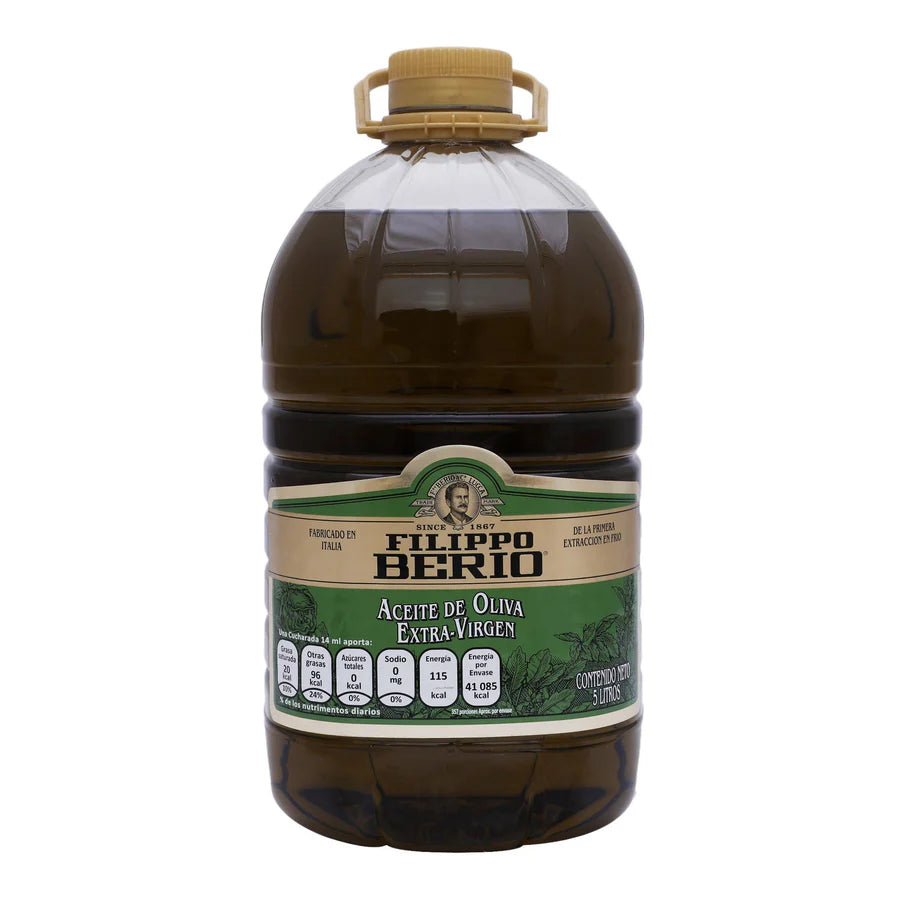 Aceite de Oliva Filippo Berio Extra Virgen de 5000 ml