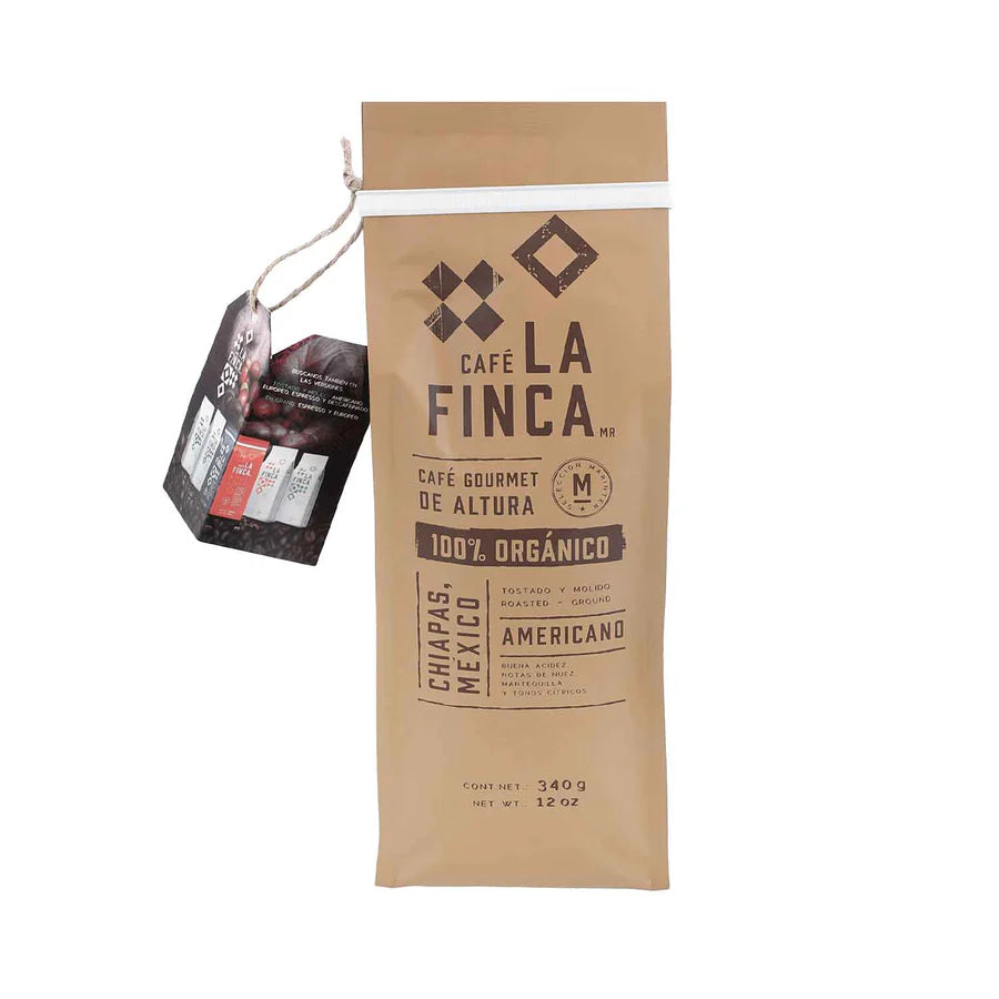 Café La Finca Americano Orgánico Tostado Molido 340 g