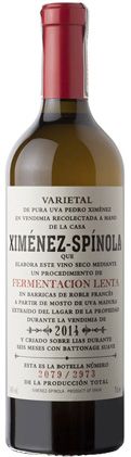 Vino Blanco Ximénez Spínola Fermentación Lenta Pedro Ximénez 750 ml