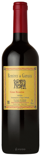 Vino Tinto Rermirez De Ganuza Gran Reserva 750 ml