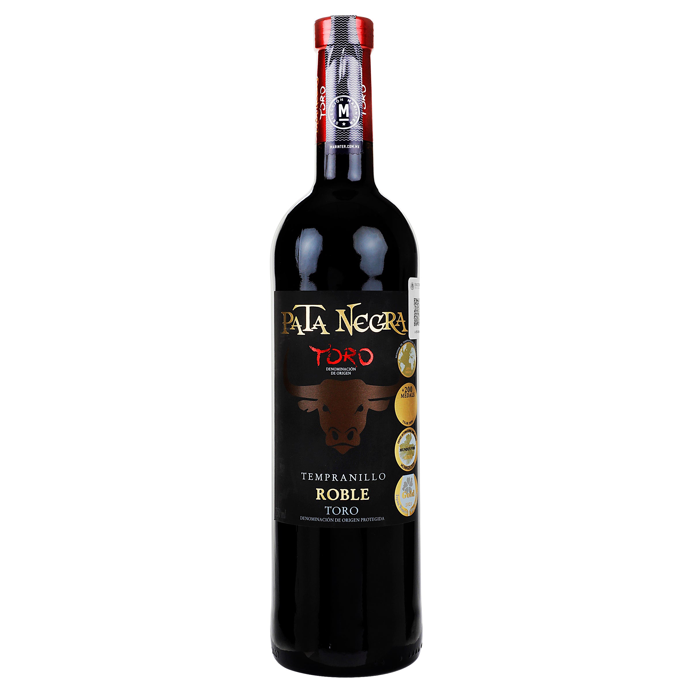 Vino Tinto Pata Negra Roble Toro 750 ml – Vid Mexicana