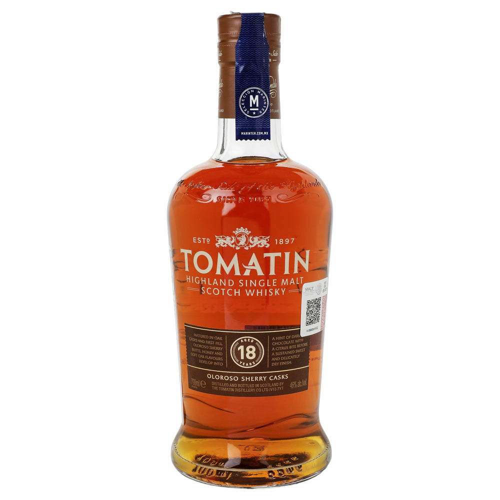 Whisky Tomatin 18 años 700 ml