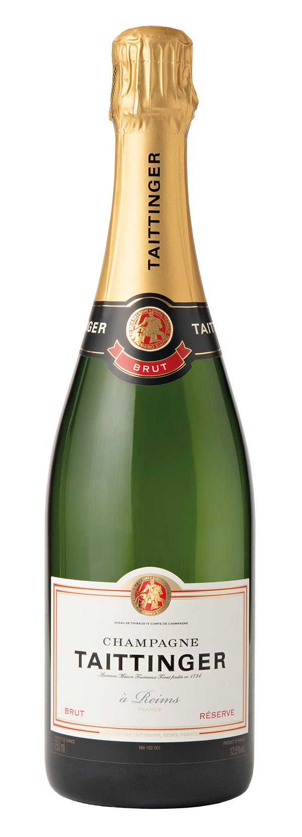 Champagne Taittinger Brut Reserve 750 ml