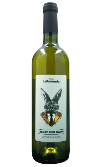 Vino Blanco Redonda Liebre por Gato Sauvignon Blanc 750 ml