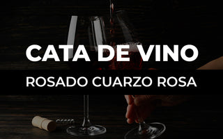 Cata de vino Rosado Cuarzo Rosa