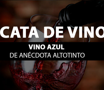 Cata del nuevo vino AZUL de Anécdota Altotinto