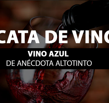 Cata del nuevo vino AZUL de Anécdota Altotinto