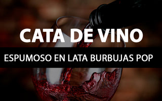 Cata de Vino espumoso en lata Burbujas POP