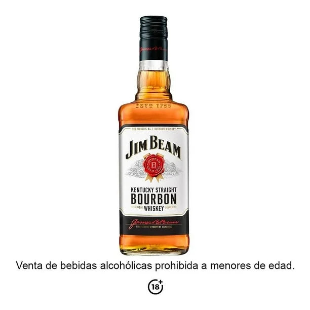 Wisky Jim Beam White 4 Años 750 Ml