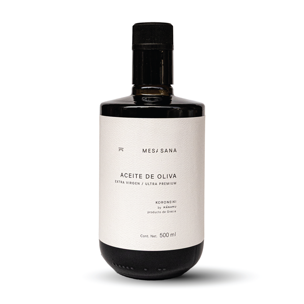 ACEITE DE OLIVA EXTRA VIRGEN 100% KORONEIKI DE GRECIA 500 ML - MESA SANA