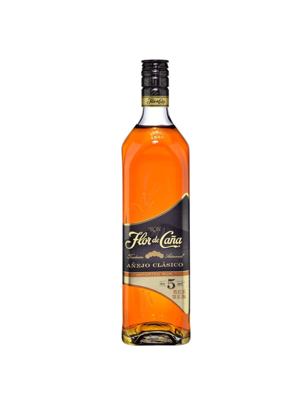 Ron Flor De Caña Añejo 5 Años 750 Ml