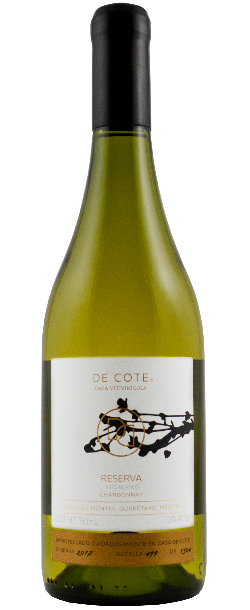 Vino Blanco De Cote Chardonnay Reserva 750 ml