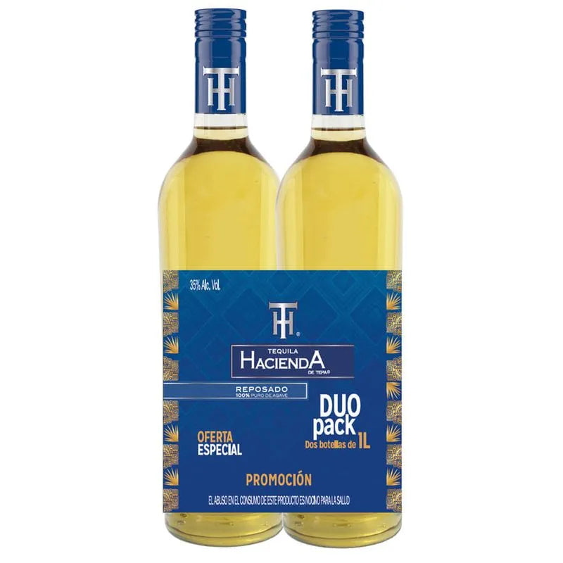Tequila Hacienda de Tepa Reposado Pack 1 lt