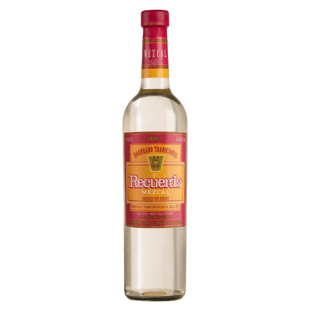 Mezcal El Recuerdo de Oaxaca Abocado con Gusano 750 ml