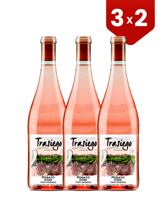 3x2 Vino Rosado Trasiego 750 ml