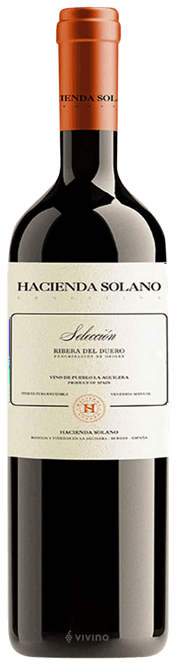 Vino Tinto Hacienda Solano Seleccion Tempranillo 750 ml