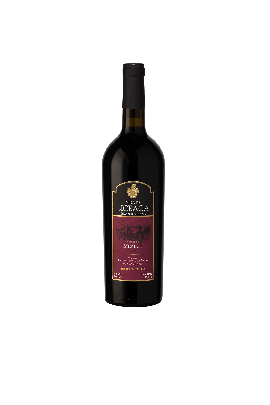 Vino Tinto Viña de Liceaga Merlot Gran Reserva 2019 750 ml