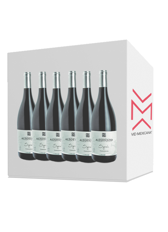 Caja 6 botellas Vino Tinto Altotinto Syrah 750 ml