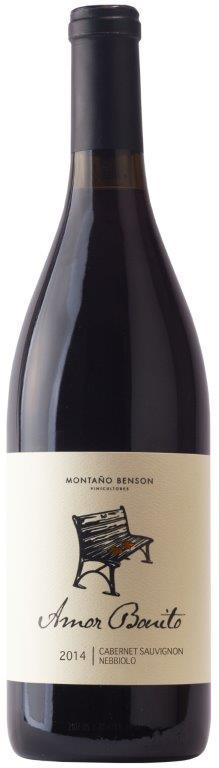 Vino Tinto Montaño Benson Amor Bonito Nebbiolo 750 ml