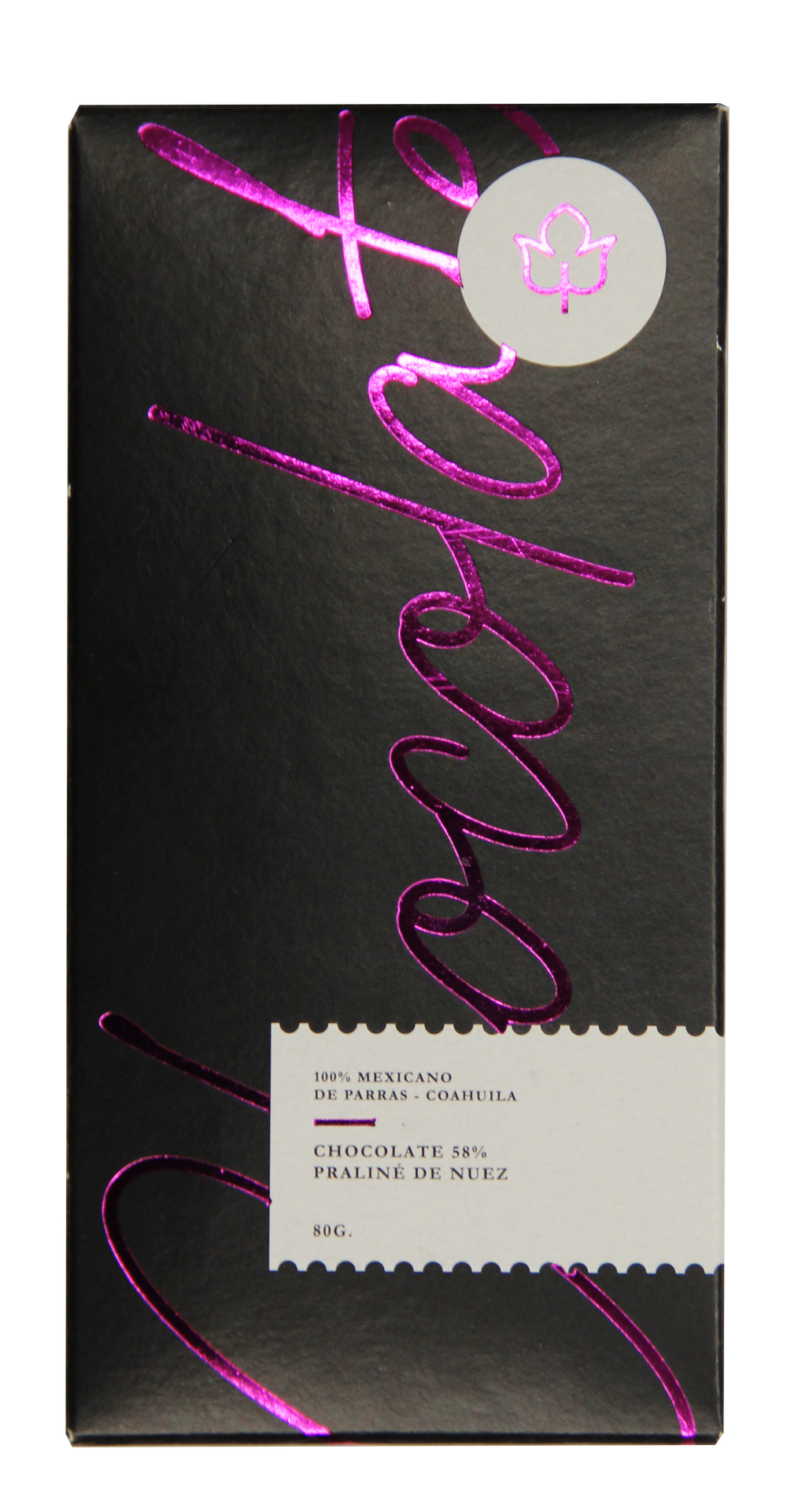 Barra Chocolate Praline Nuez 80 gr