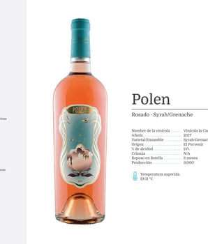 Vino Rosado Finca La Carrodilla Polen 750 ml