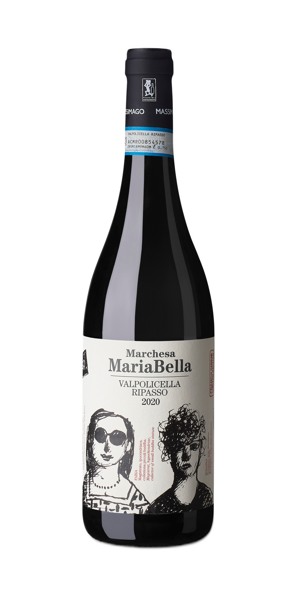 Vino Tinto Massimago Valpolicella Superiore Ripasso DOC Marchesa Mariabella Bio
