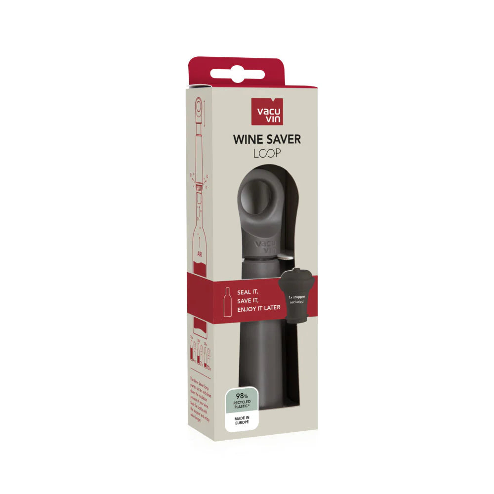 Vacuvin Wine Saver Loop Graphite, estuche
