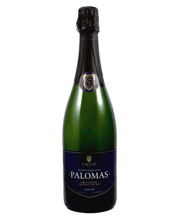 Vino Espumoso Cava 57 Palomas Brut Nature 750 ml