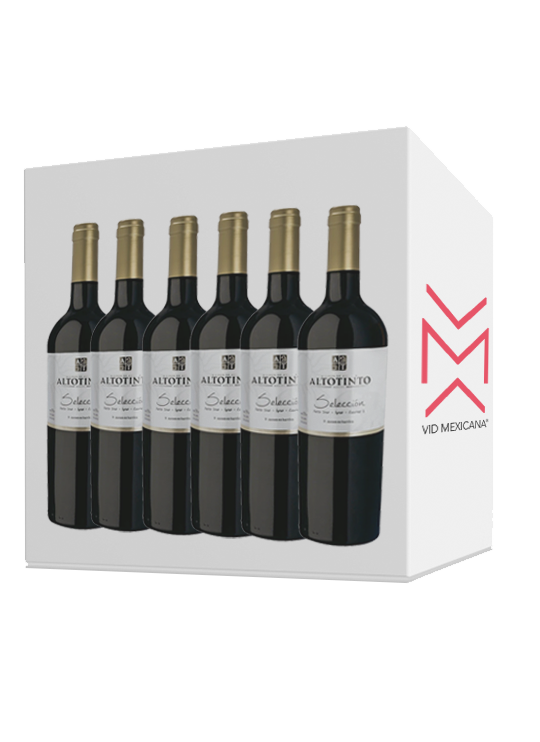 Caja 6 botellas Vino Tinto Altotinto Selección 750 ml