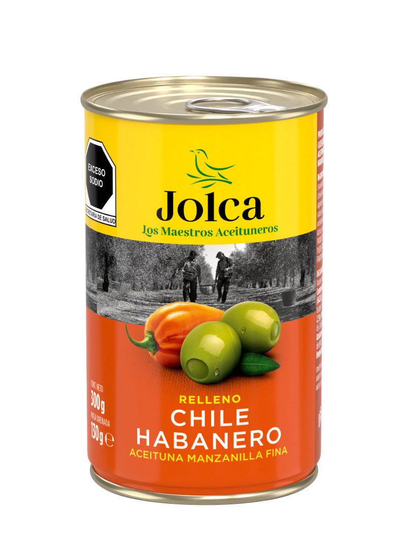 Jolca Aceituna Manzanilla Rellena de Chile Habanero 300 gr