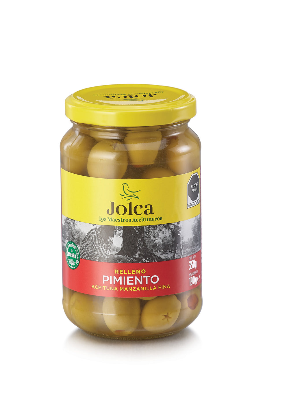 Jolca Aceituna Manzanilla Rellena de Pimiento 350 gr