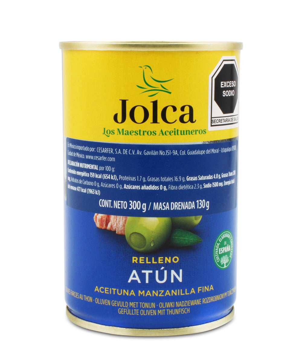 Jolca Aceituna Manzanilla Rellena de Atún 300 gr