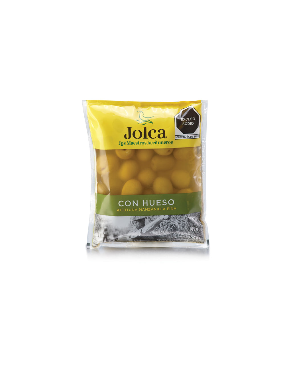 Jolca Aceituna Manzanilla con Hueso 195 gr