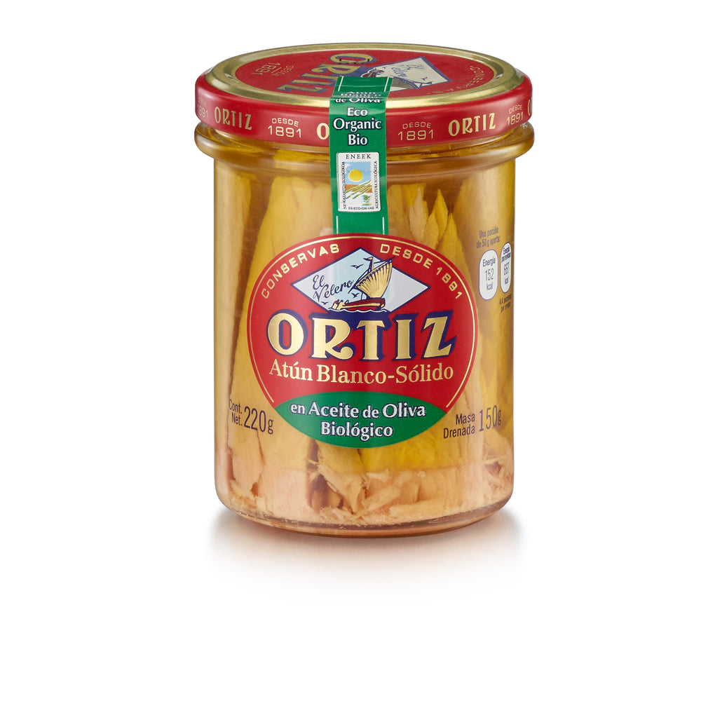 Ortiz Atún Blanco en Aceite de Oliva Ecológico 220 g