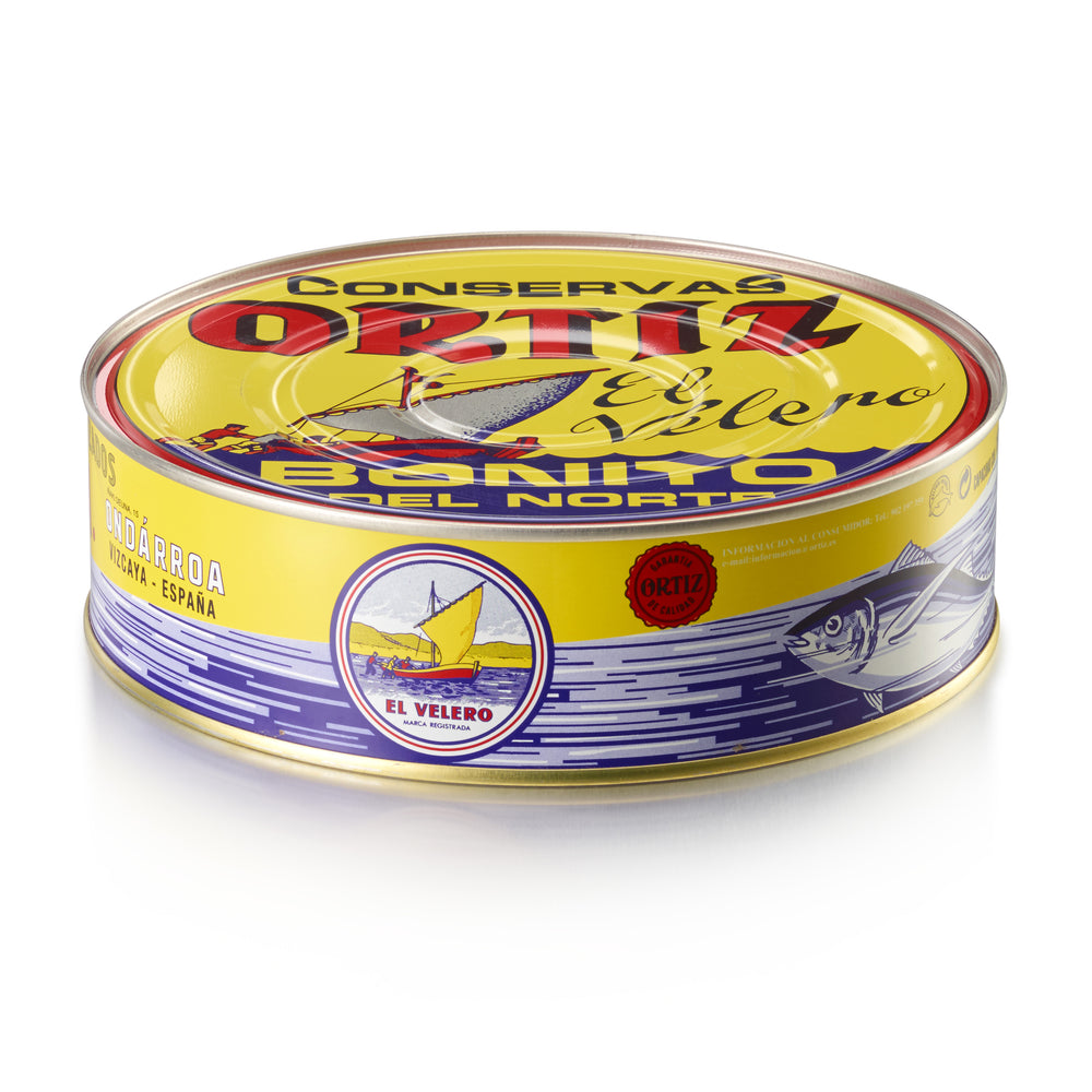 Ortiz Atún Blanco en Aceite de Oliva Pandereta 1825 g