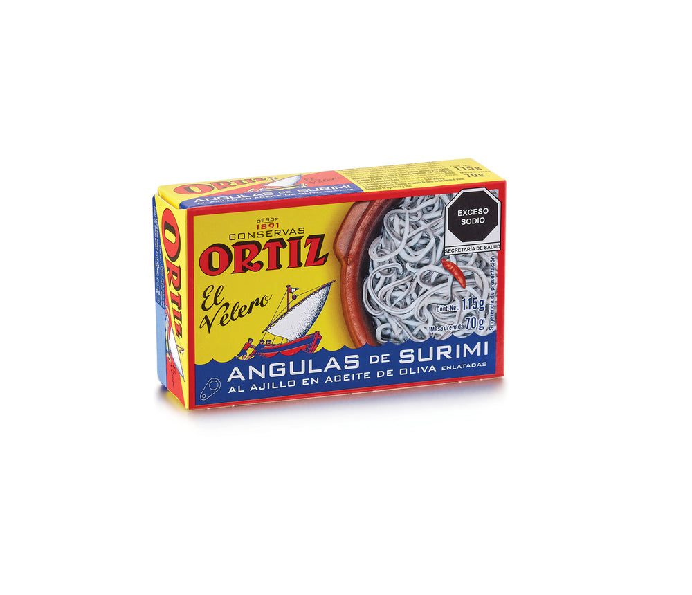 Ortiz Angulas de Surimi en Aceite de Oliva 115 g