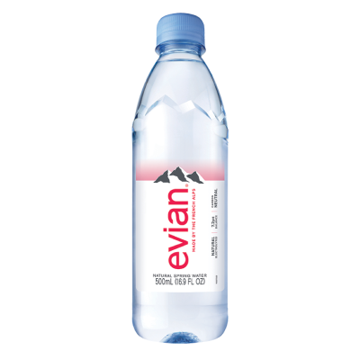 Botella de Agua Natural Evian Pet 500 ml