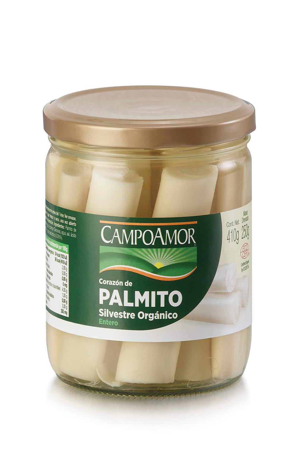 Tarro Corazón de Palmito Entero Campoamor 410 gr