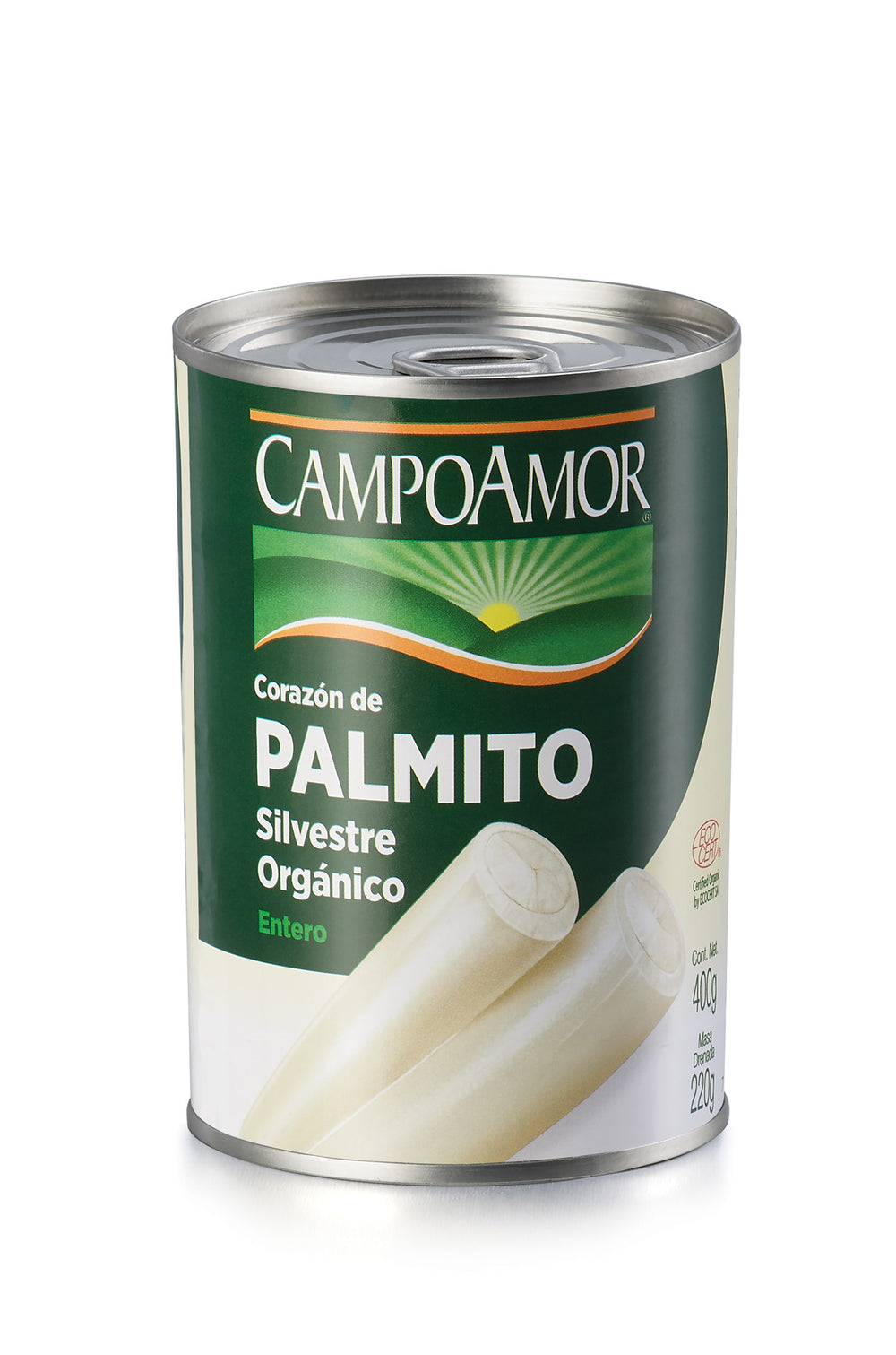 Lata Corazon de Palmito Entero Campoamor 400 gr