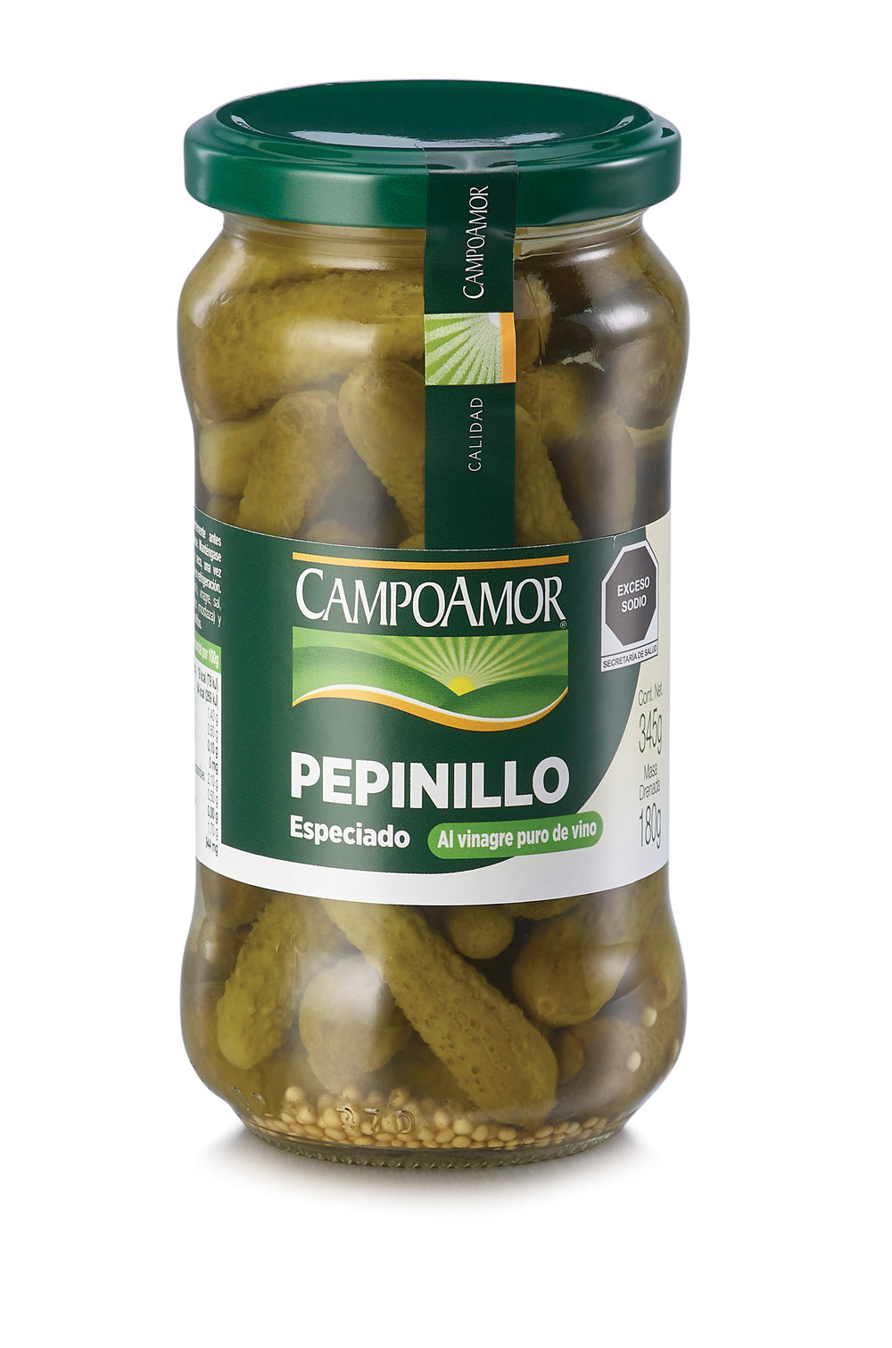 Campoamor Pepinillos Especiados 345 gr