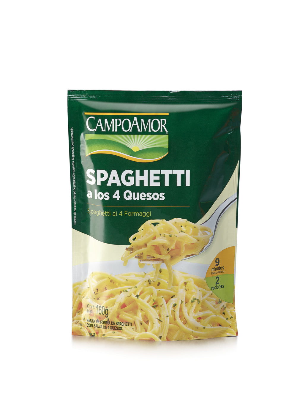 Campoamor Spaghetti a los Cuatro Quesos 160 gr
