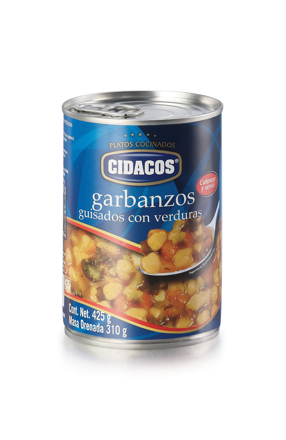 Cidacos Garbanzos con Verduras 425 g