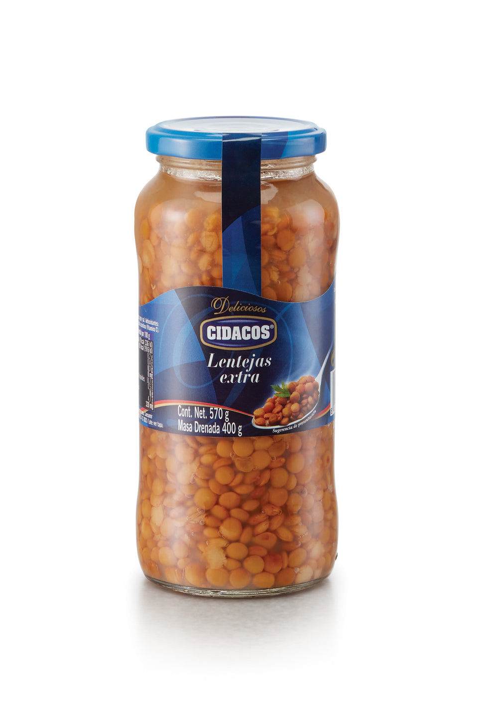 Cidacos Lentejas Tarro Extra 570 g