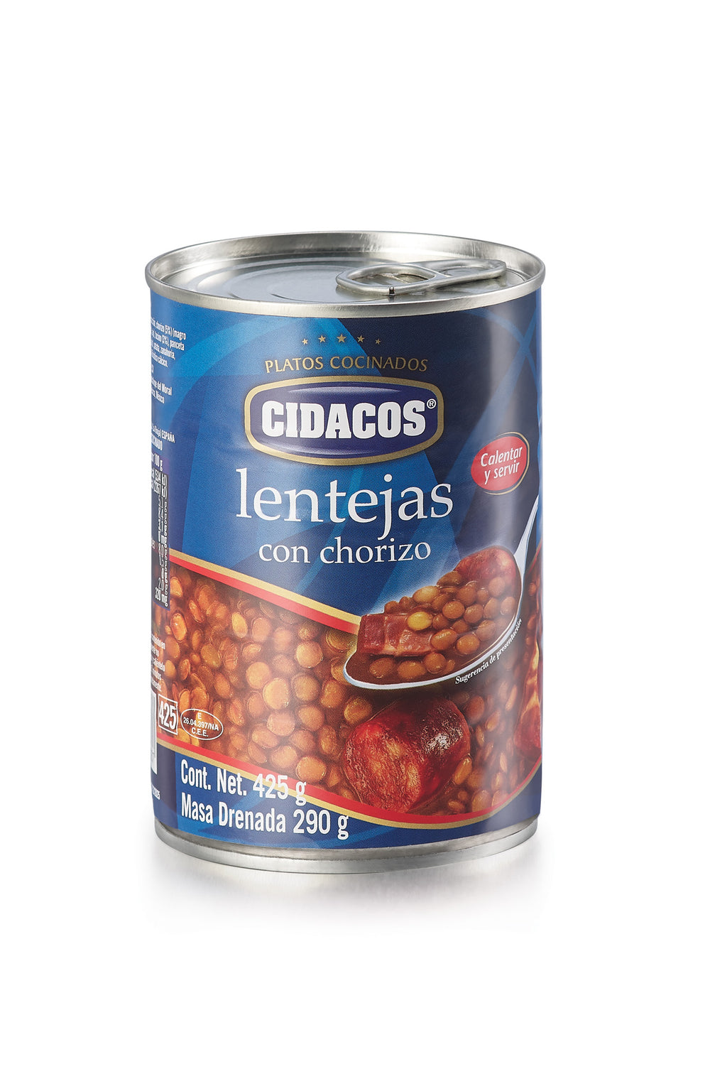 Cidacos Lentejas con Chorizo 425 g