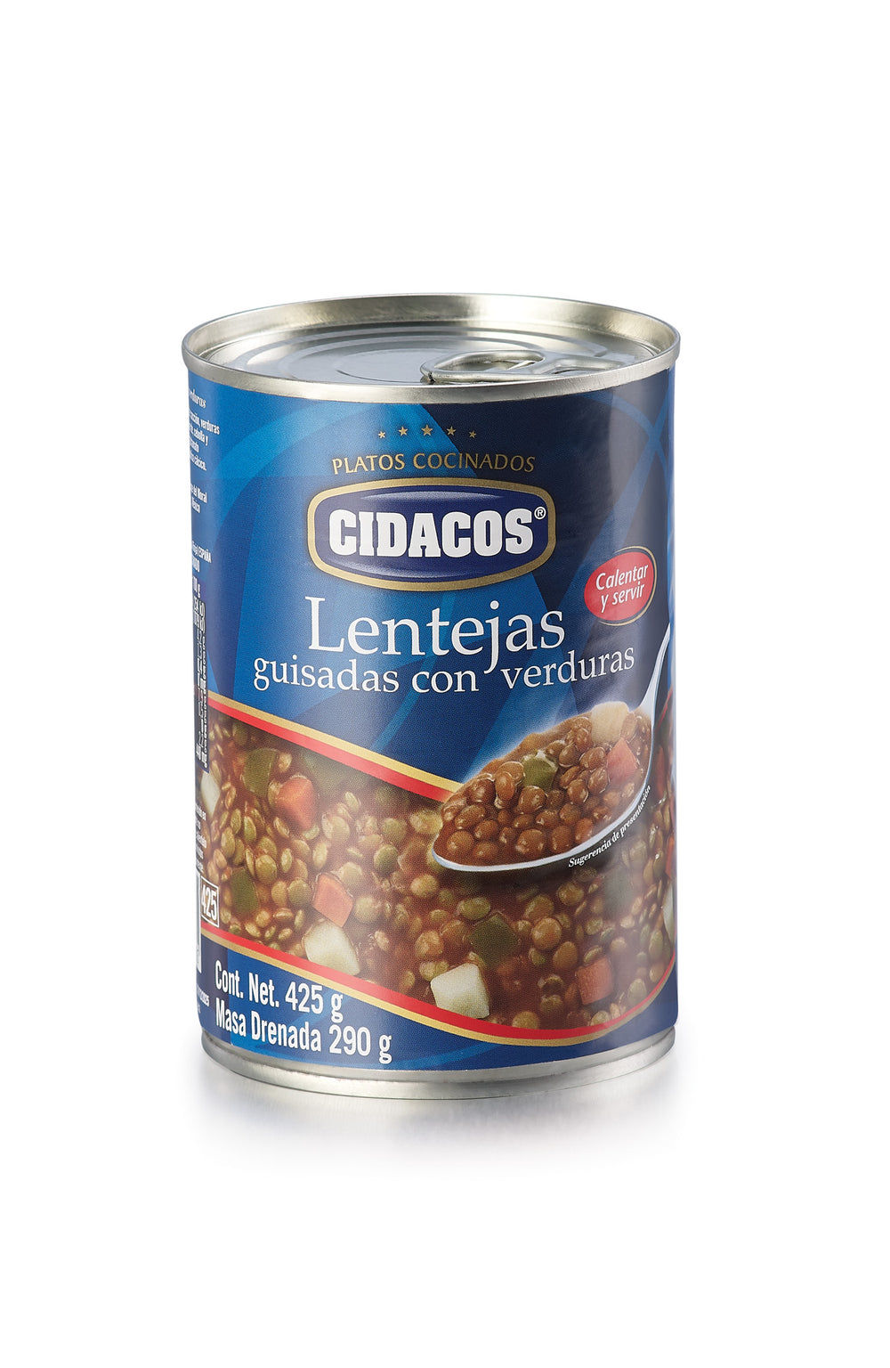 Cidacos Lentejas con Verduras 425 g