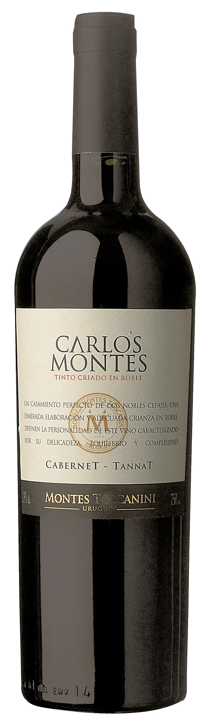 Vino tinto Montes Toscanini Carlos Montes Cabernet Tannat 750 ml