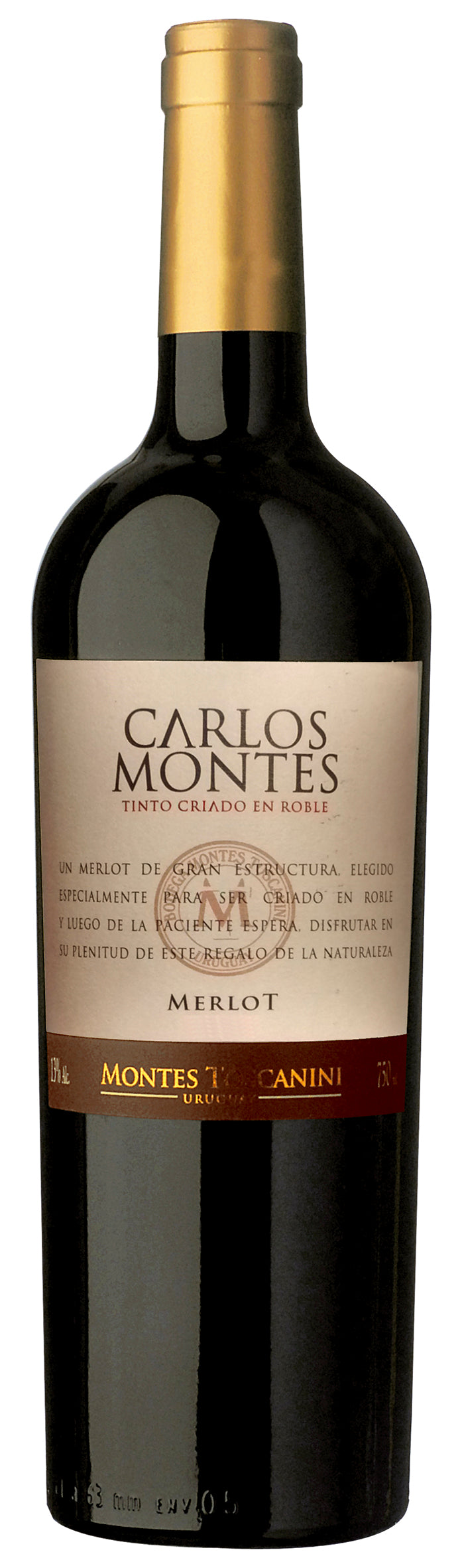 Vino tinto Montes Toscanini Carlos Montes Merlot 750 ml