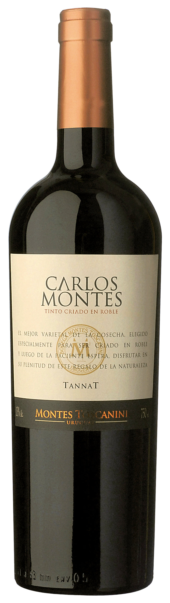 Vino tinto Montes Toscanini Carlos Montes Tannat 750 ml