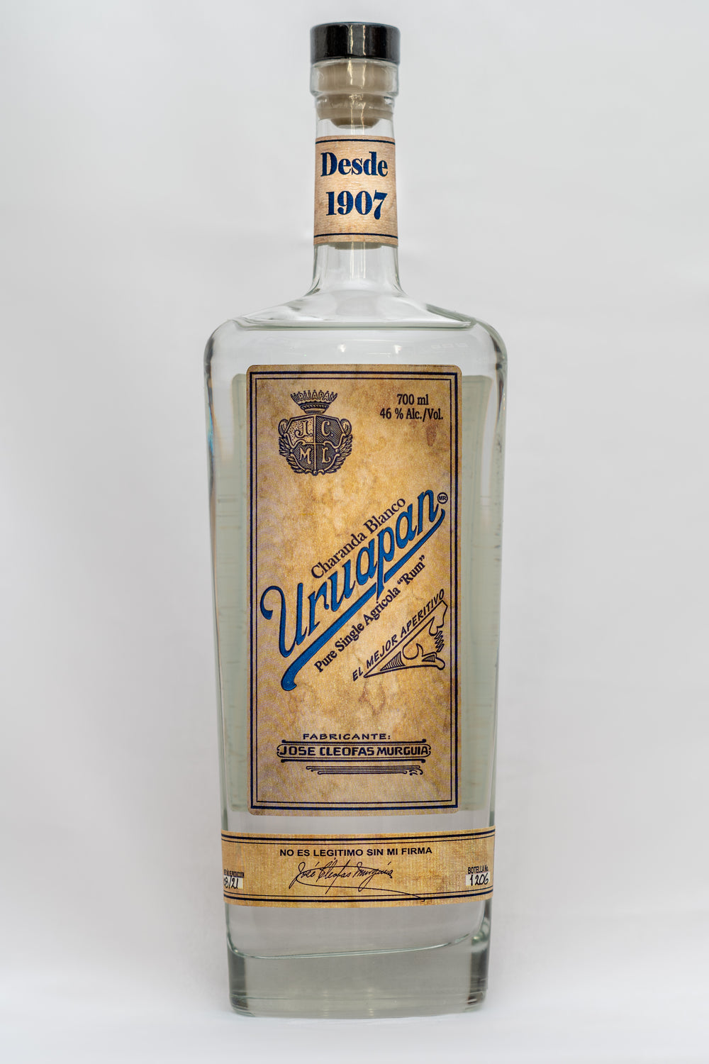 Charanda Casa Tarasco Uruapan Blanco 940 ml